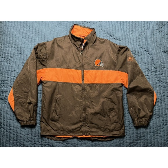 Reebok Other - Reebok NFL Team Apparel On Field Cleveland Browns Jacket Men's Medium Brown